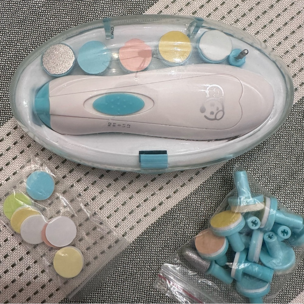Electric Baby Nail Trimmer File Quiet with LED Light
